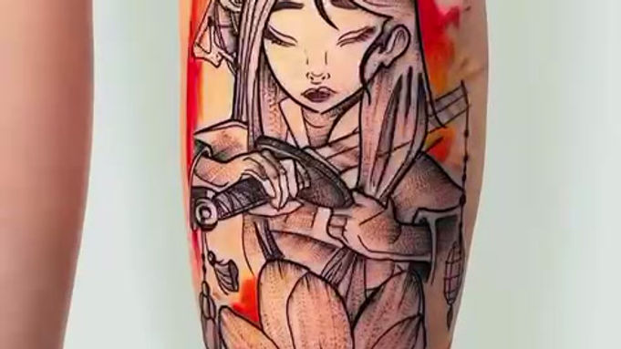 Tatoueuse Metz . Blackfox Tattoo